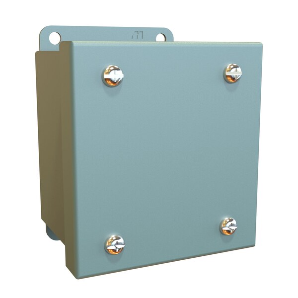 Hammond Screws Electrical Enclosures, 3-1/2 in H, 2-3/4 in D, 3-1/4 in W, NEMA 12, Steel 1436A - main